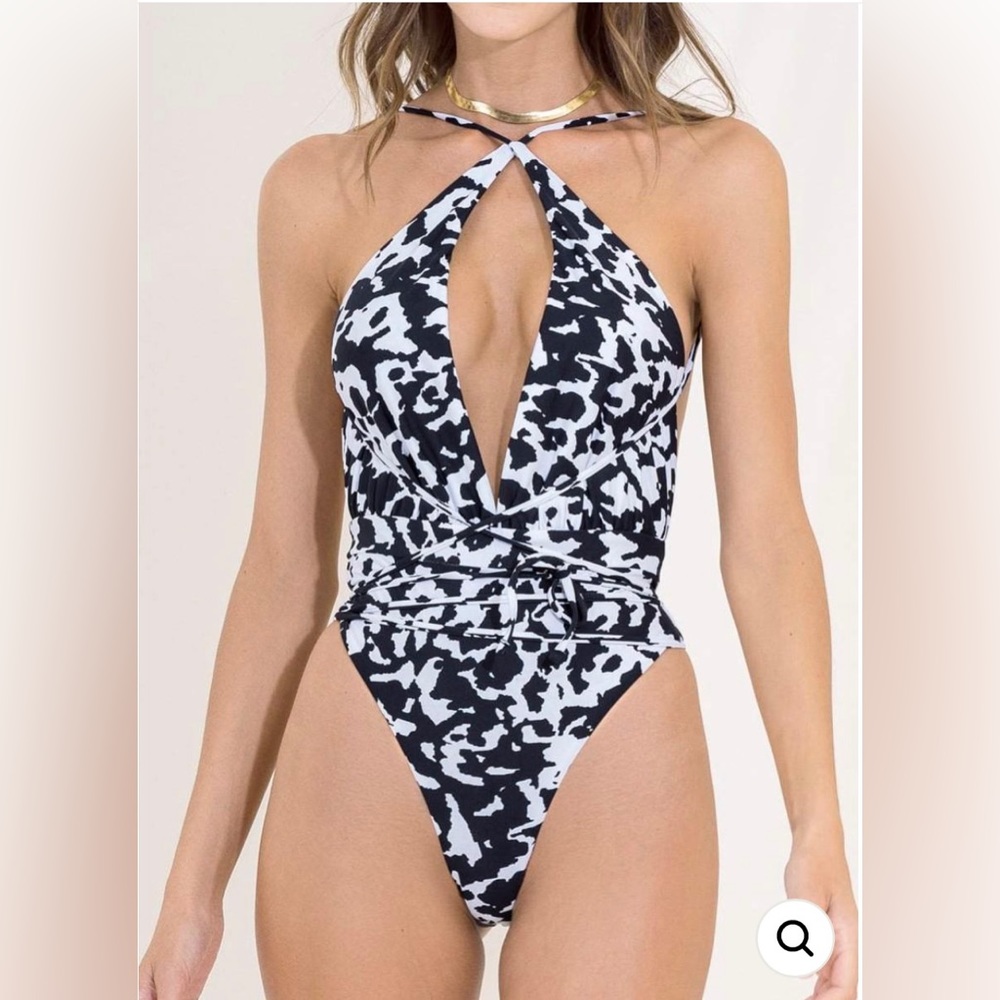 Maaji Spot Butterfly Safari Plunge One Piece
